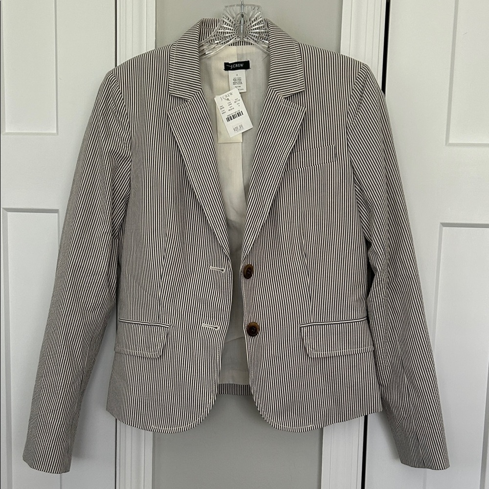 New with tags J. Crew Pinstripe Blazer
